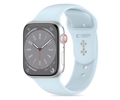 Pasek i akcesoria do zegarków TECH-PROTECT Silicone do Apple Watch 40/41/42 mm Sky 5906302310128